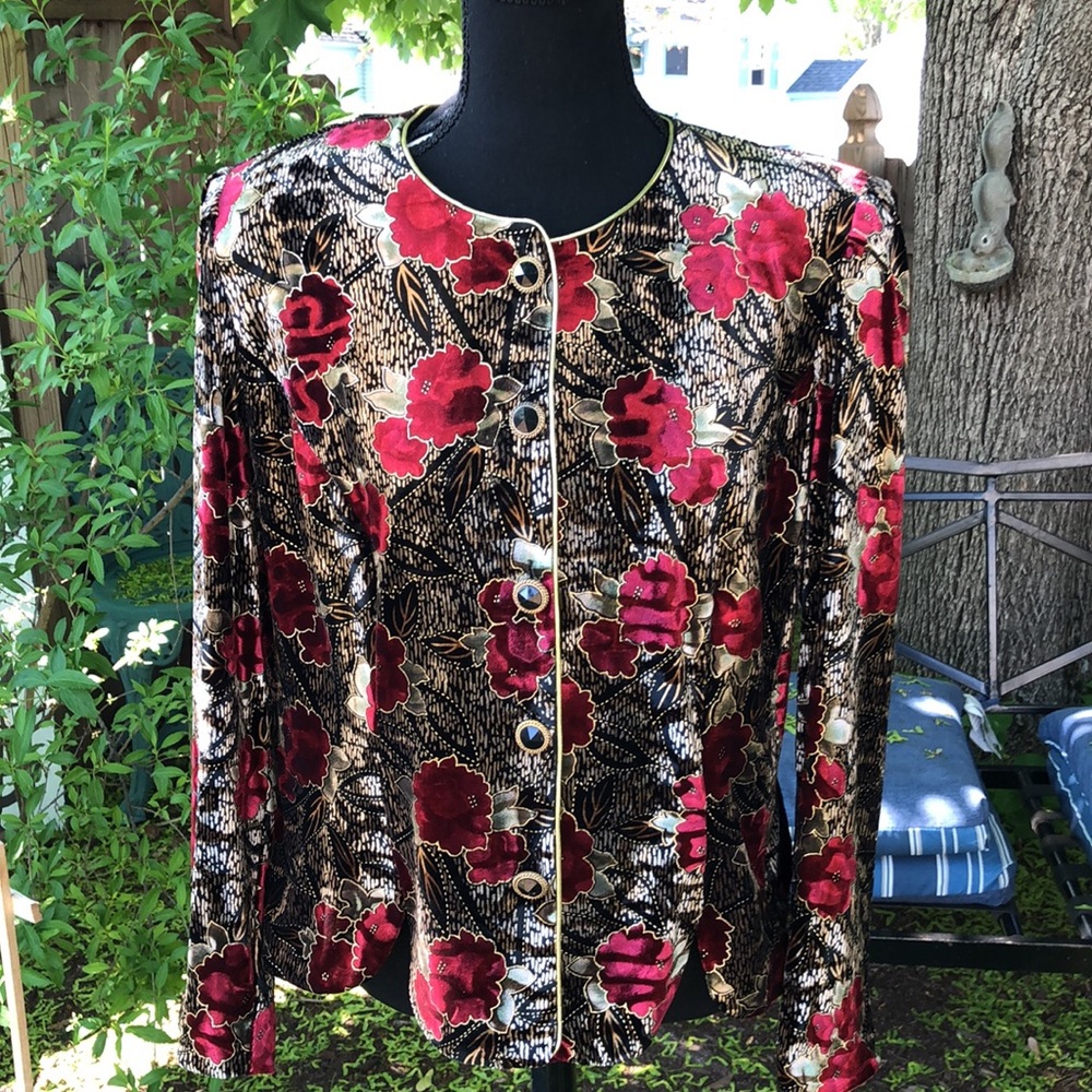 Vintage R&K Evening Women’s Blazer Jacket Size 12P